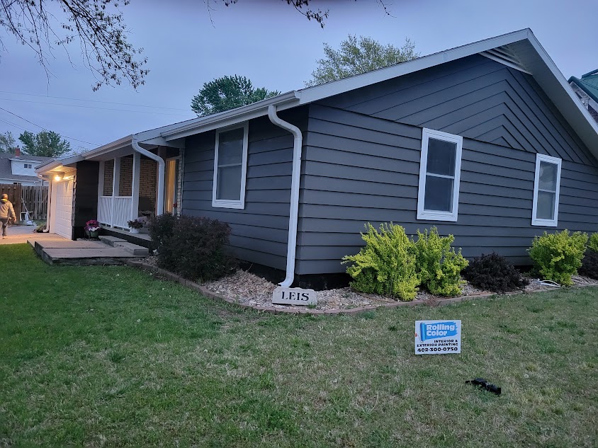 Exterior residential painting After 1