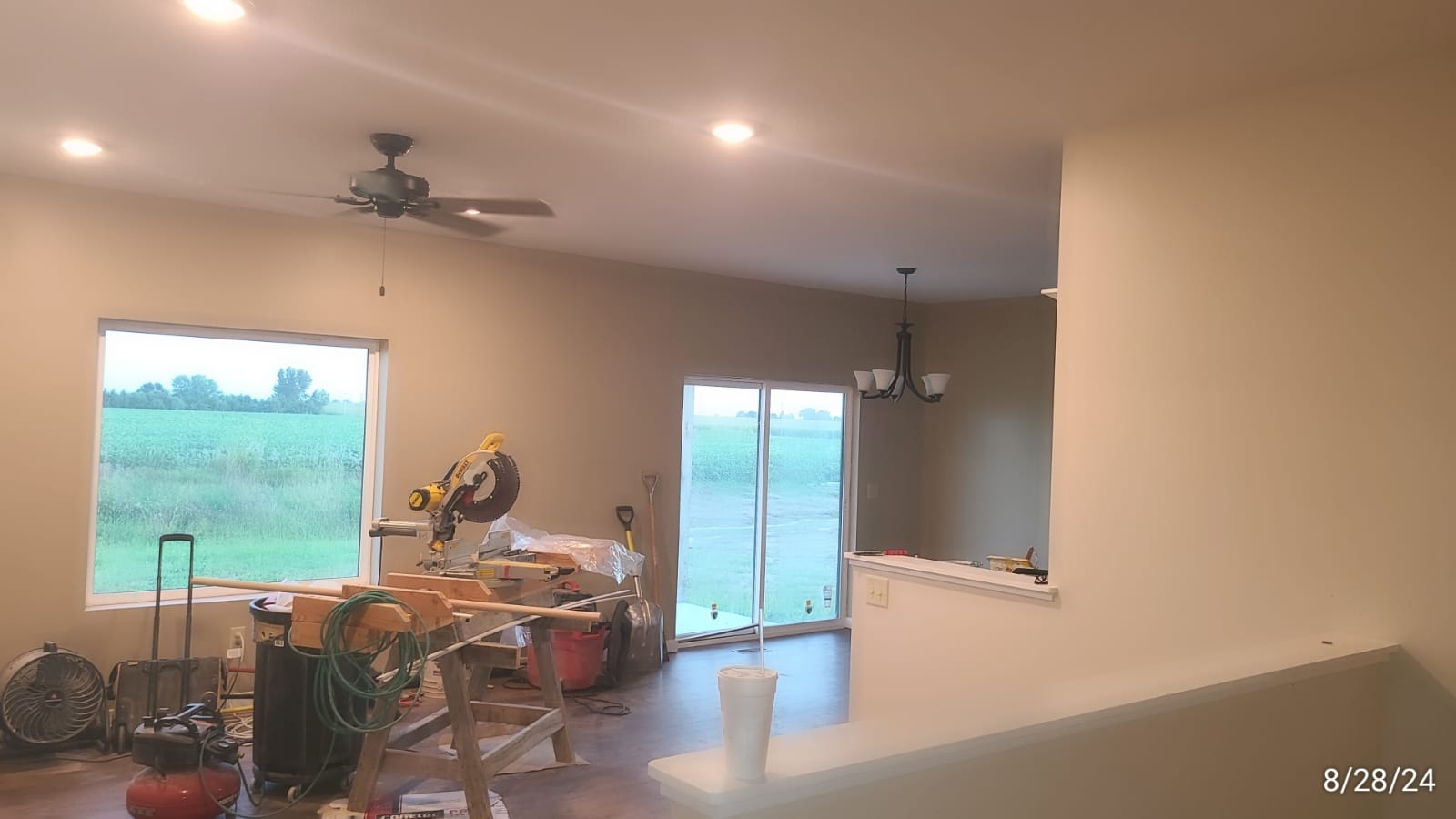 Exterior and interior residential painting. After 2