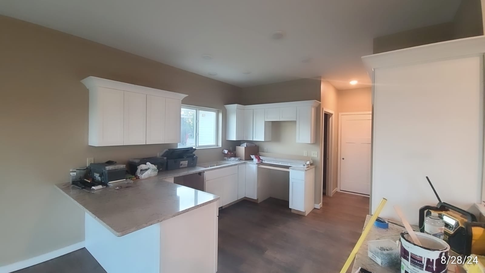 Exterior and interior residential painting. After 6